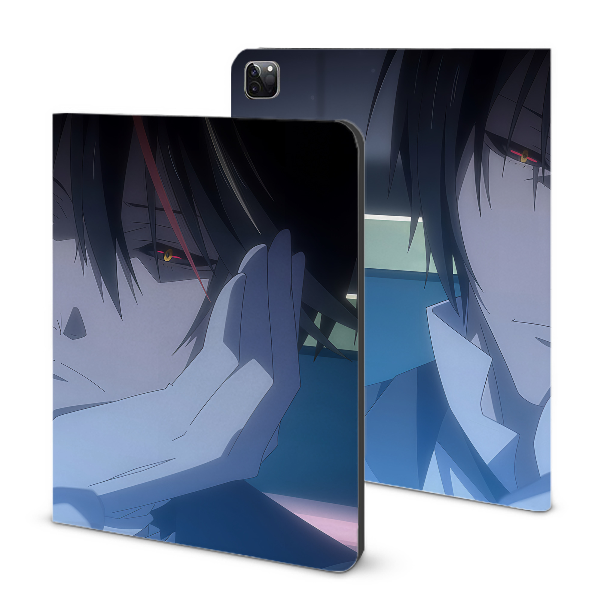 （画像用） 転スラ Regarding Reincarnated to Slime IPad ケース ブック型 PUレザー TPU 耐衝撃 軽量 薄型 ペン収納なし 全面保護 IPad 各モデル対応